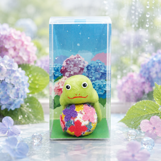 Handmade Washi Lucky Frog Summer Scene 🐸 P-CASE
