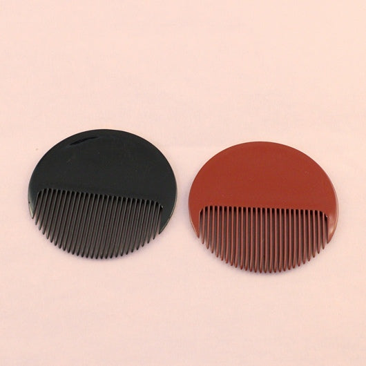 🌸✨ Japanese Floral Round Comb – Made in Japan