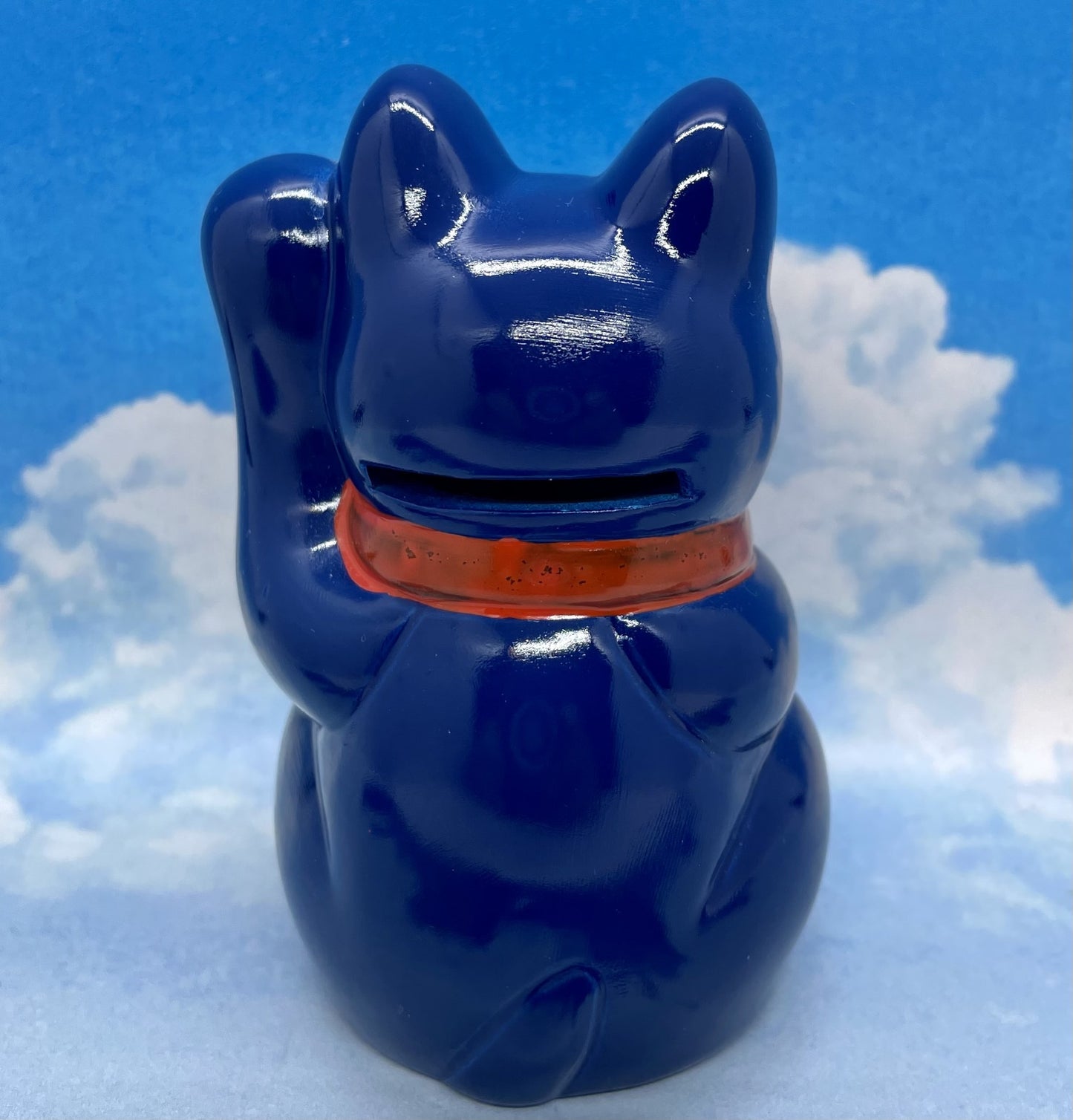 Handcrafted Tokoname-Yaki Beckoning Cat (Money box)