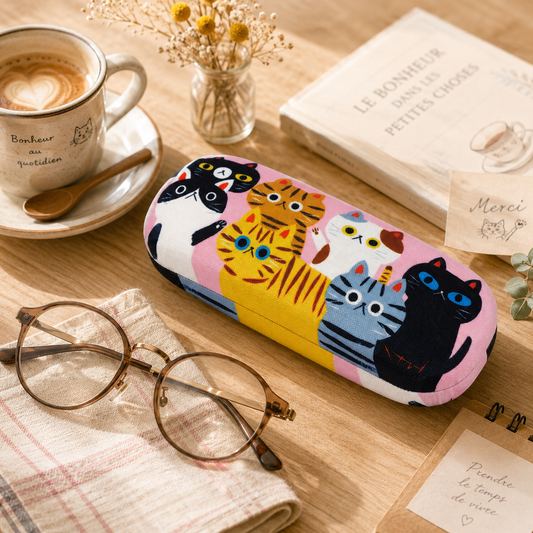Cool Cats from Nara – Limited Edition Glasses Case🐱Stray Friend