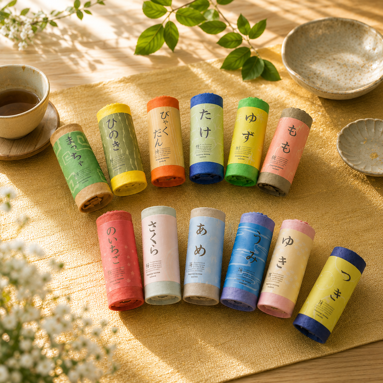 🕯️✨ YASURAGI Essential Oil Cone Incense – Inspired by Japan