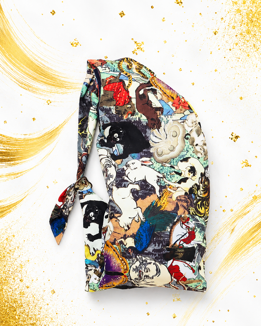 🎌 Ukiyo-e Flow Bag – Edo Art, Modern Motion 🌀Animal Ikimono