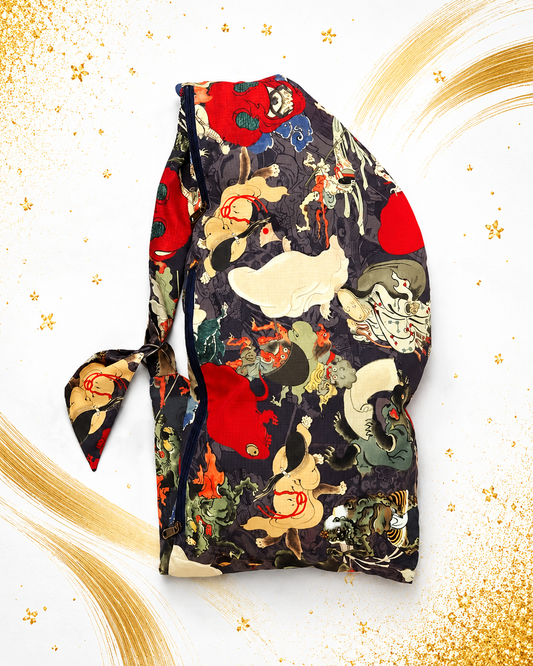 🎌 Ukiyo-e Flow Bag – Edo Art, Modern Motion 🌀Ghost