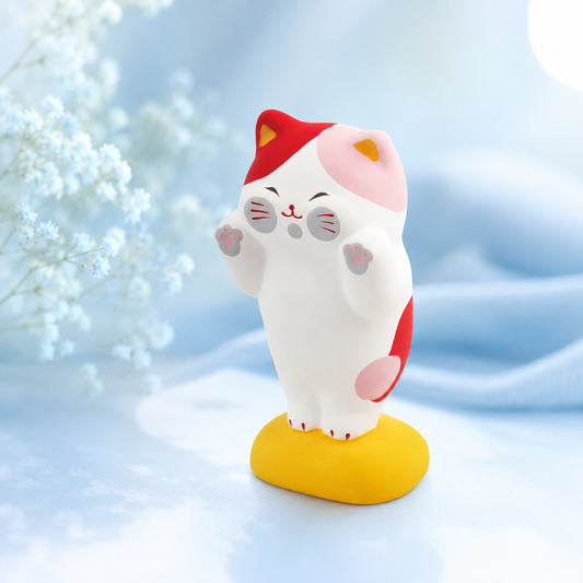 “Pettari Cat” – Handcrafted Ornament 🐾 Limited Edition! Vitamin Color / Apple pettari🌟Window Pressing