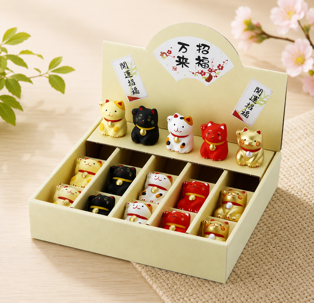 🐱🍀Lucky Maneki Neko Figurine