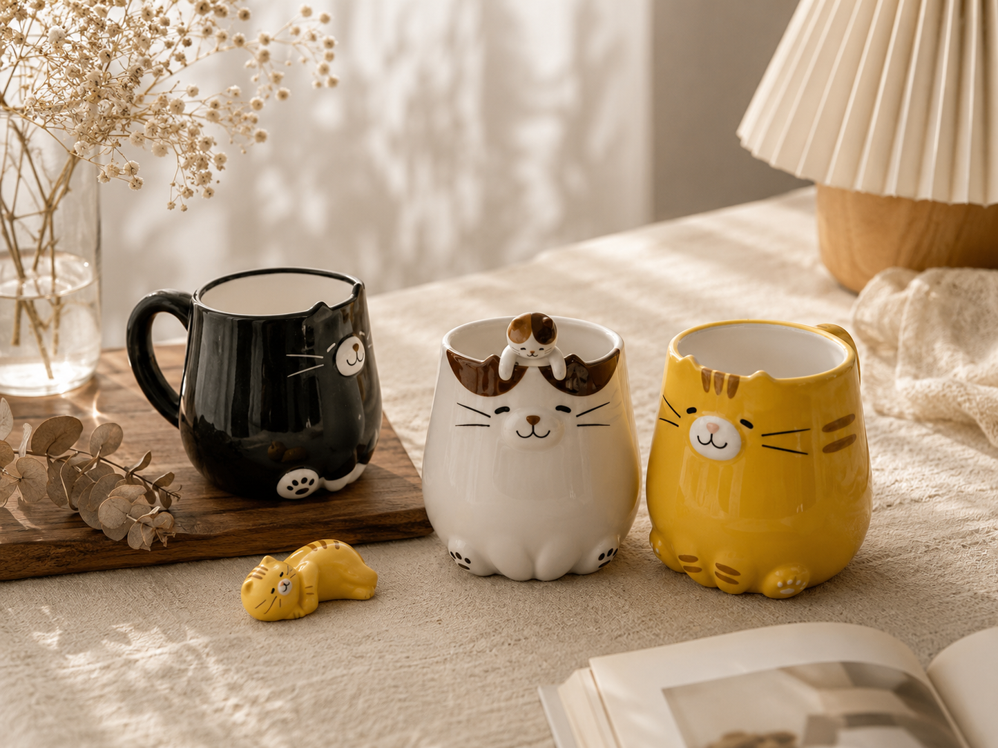 🐾 Chill with the Sitting Cats – Relaxing Time Mug 🐱☕