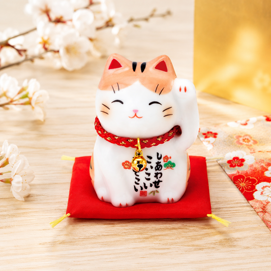 Large🐱Tea Tiger💖 Magic of Good Fortune: The "Fortune-Inviting Kitten"