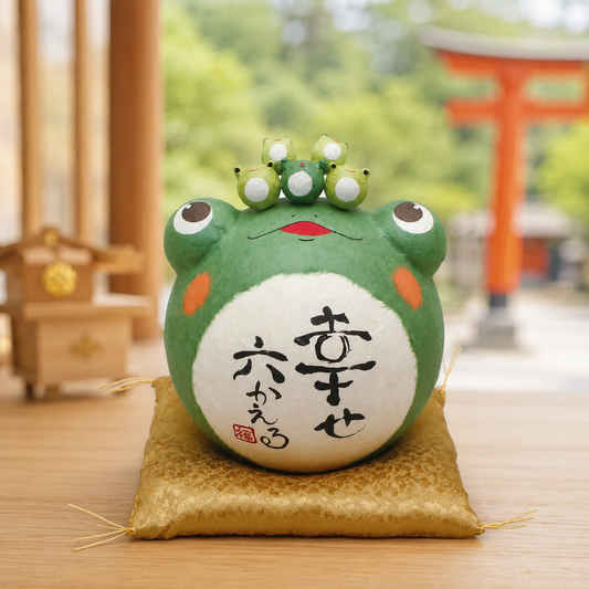 Small 🐸 Lucky Frog Family Ornament – Welcoming Happiness 109