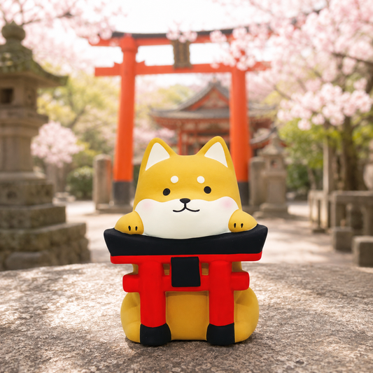 ⛩️ Large ShIba inu Torii Gate Ornament