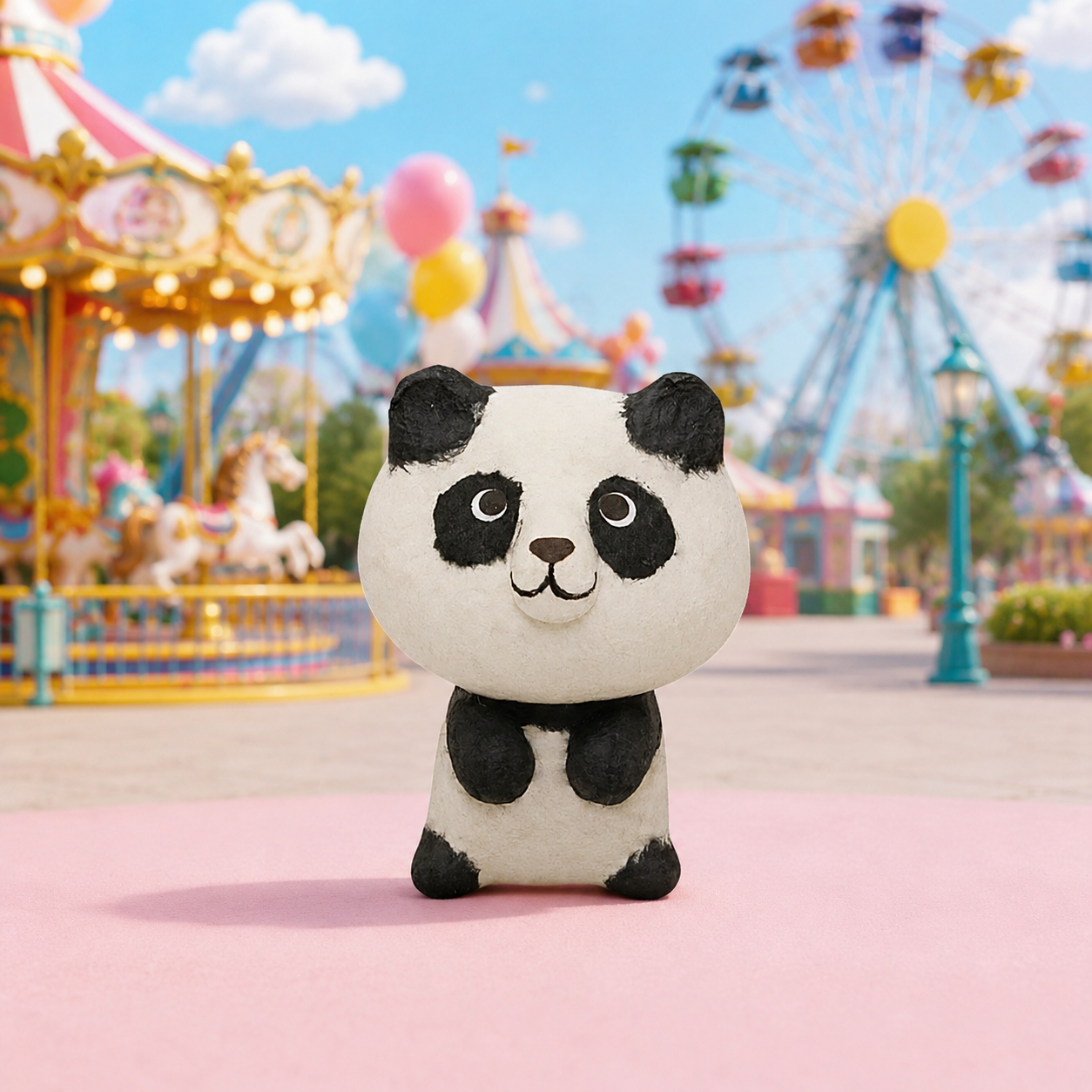 🐼🎋 Handmade Washi Panda Ornament – Made in Japan