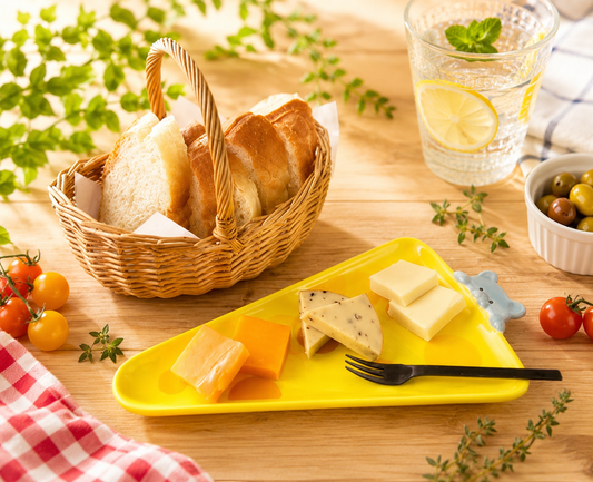 🐭Cheese🧀 Fun Party Triangle Plate🧀Mouse🐭