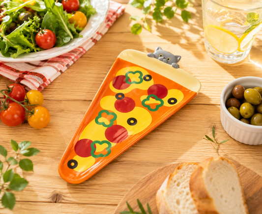 🐱🍕Fun Party Triangle Plate🍕🐱