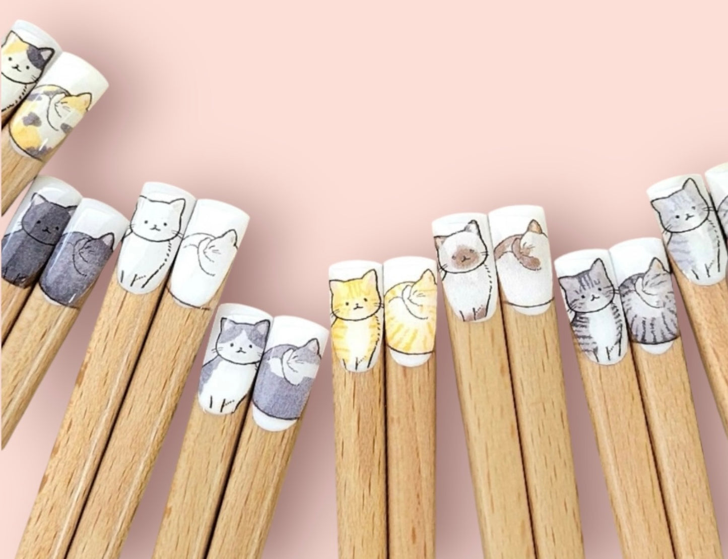 🐱💫 Transform Your Mealtime with Super Cute Cat Chopsticks! 🥢✨