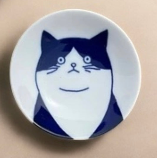 8cm🌟Mini Plate🐈Shichita Cat - Tiny Touch of Whiskered Wonder! 🐈 Hachiware