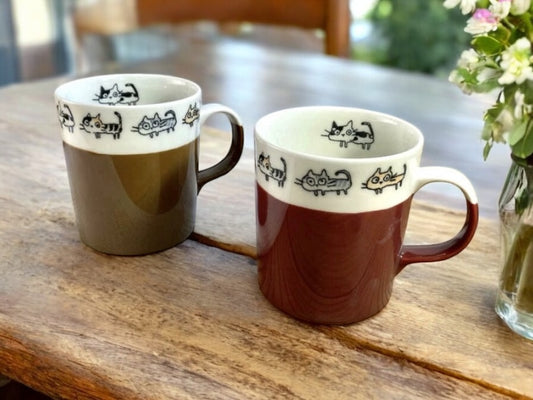 Brown🐾 "Family Cat" Mugs: Charming Expressions for Every Day! ✨