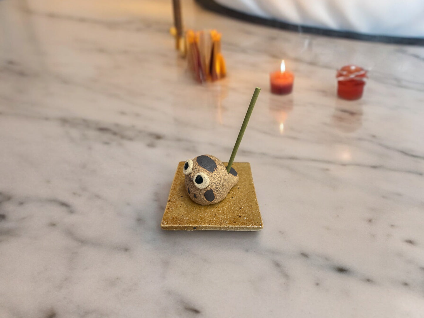 🦉🌸 Discover Tranquility: Japan-Inspired Handcrafted Owl Incense Holder 🌿✨