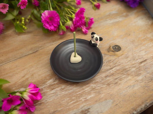 🐼✨ Panda Paradise: Enchanting Handcrafted Incense Holder 🌿💫