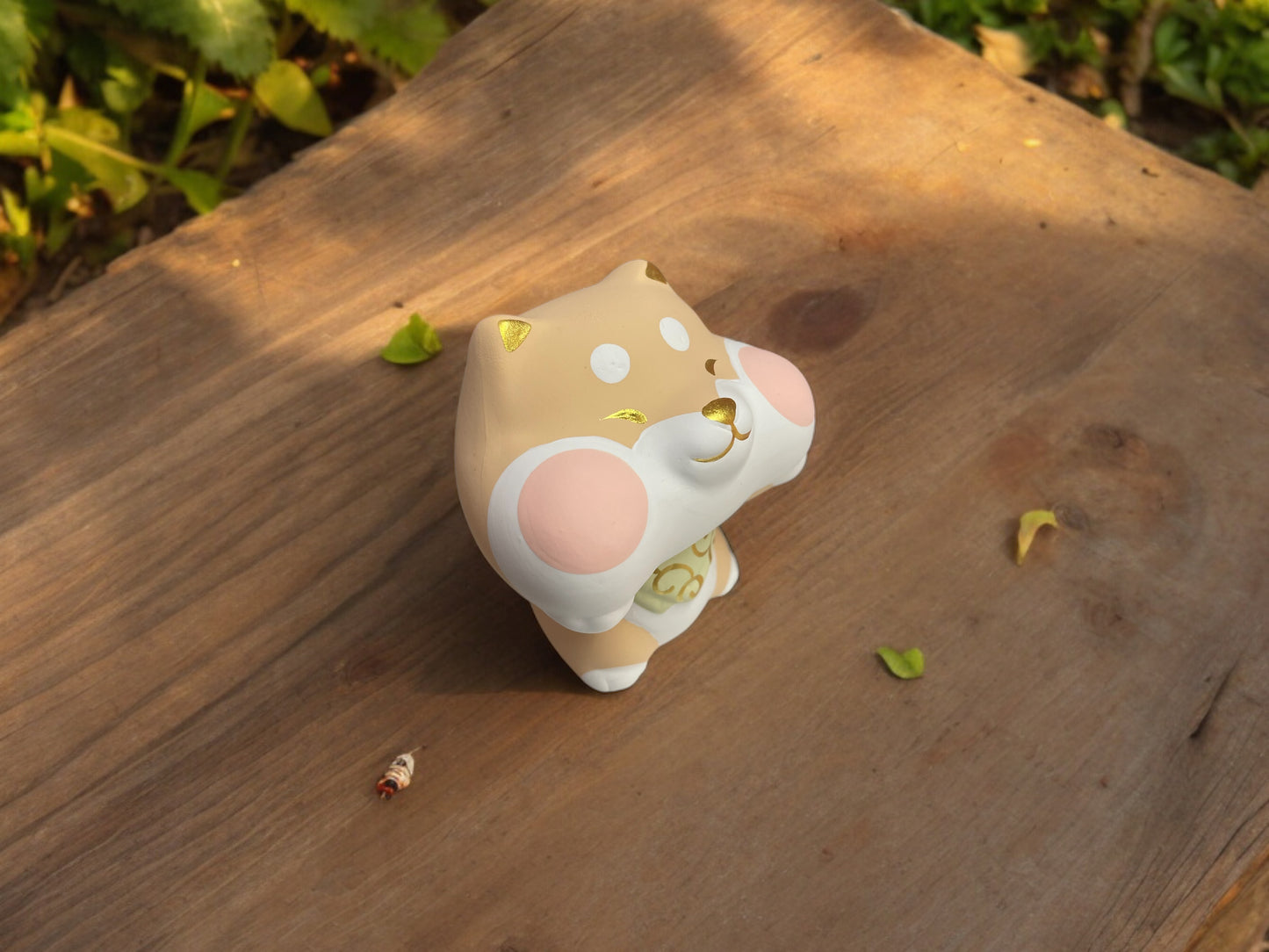 🐶✨ Handcrafted Fuku Dog Item That Brings Happiness 🌟🍀Beige