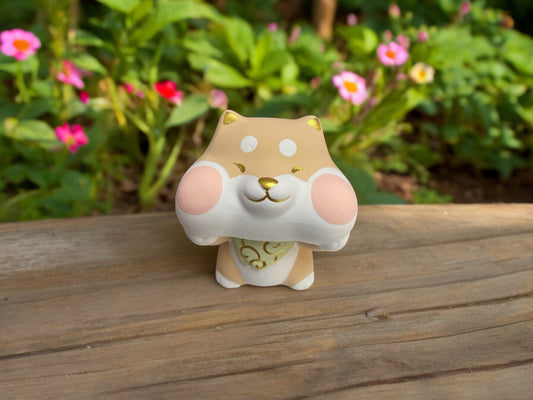 🐶✨ Handcrafted Fuku Dog Item That Brings Happiness 🌟🍀Beige