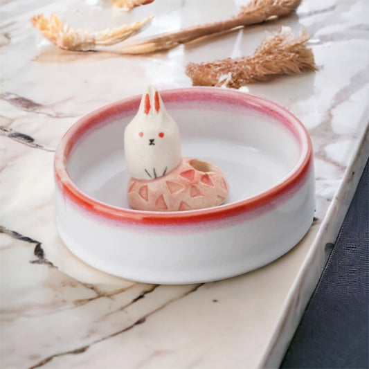 🐇✨ Handmade Rabbit Incense Holder ✨🐇