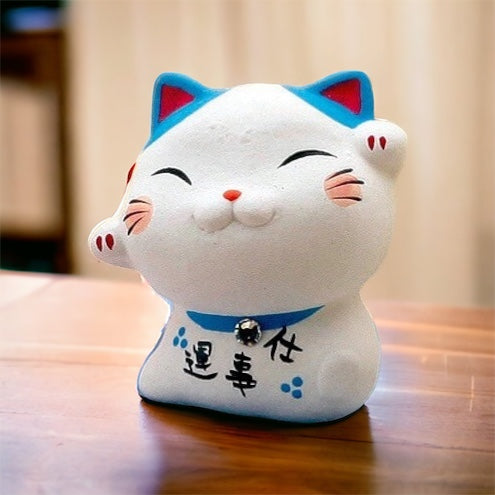 Lucky Charms: Handcrafted Maneki Feng shui Neko Cat for Every Aspiration