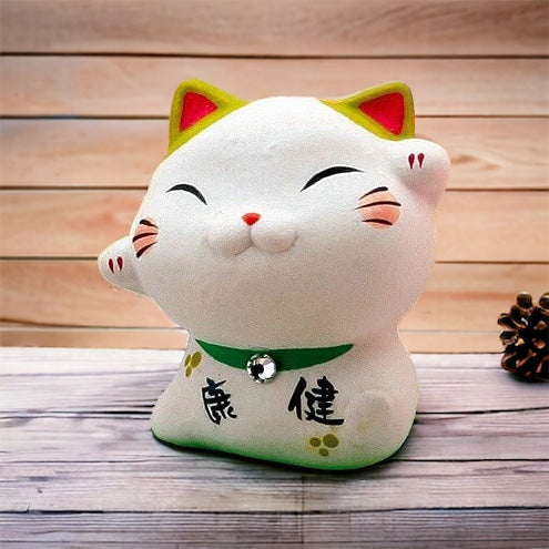 Lucky Charms: Handcrafted Maneki Feng shui Neko Cat for Every Aspiration