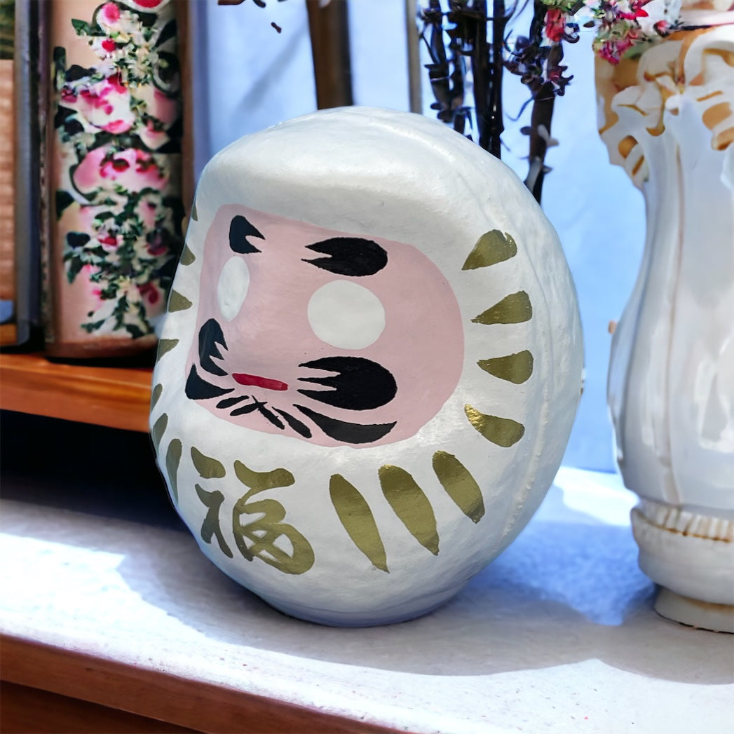 Unlocking Tradition and Fortune: The Enchanting World of Handcrafted Daruma Dolls (Size Small))