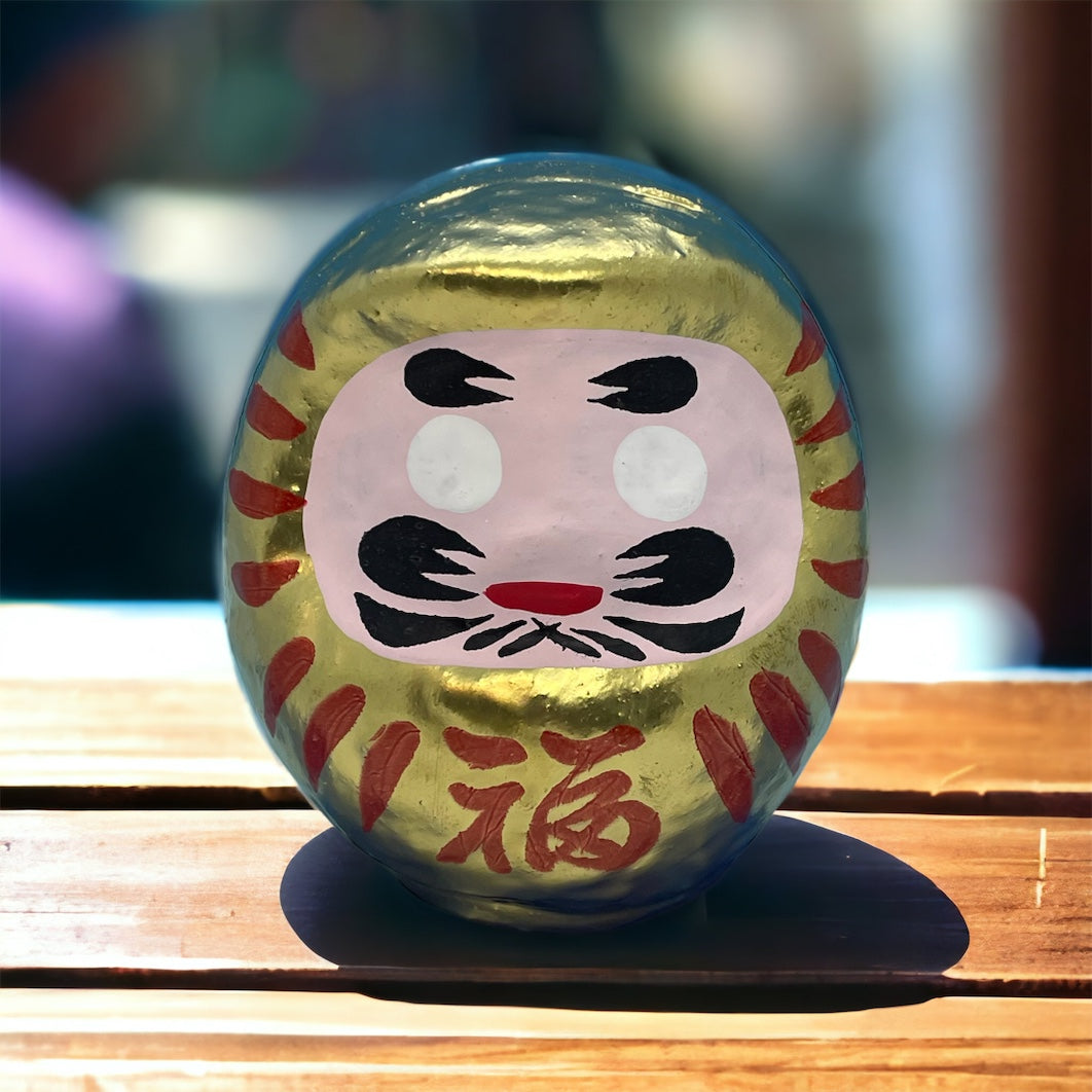 Unlocking Tradition and Fortune: The Enchanting World of Handcrafted Daruma Dolls (Size Small))