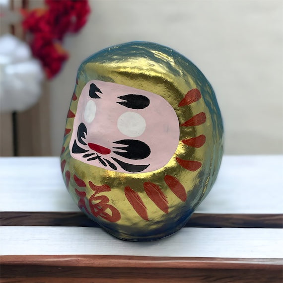 Unlocking Tradition and Fortune: The Enchanting World of Handcrafted Daruma Dolls (Size Small))