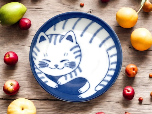 Napping Cat Little Plate (Tora) 10cm