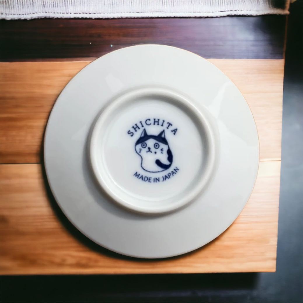 8cm🌟Mini Plate🐈Shichita Cat - Tiny Touch of Whiskered Wonder! 🐈 Hachiware