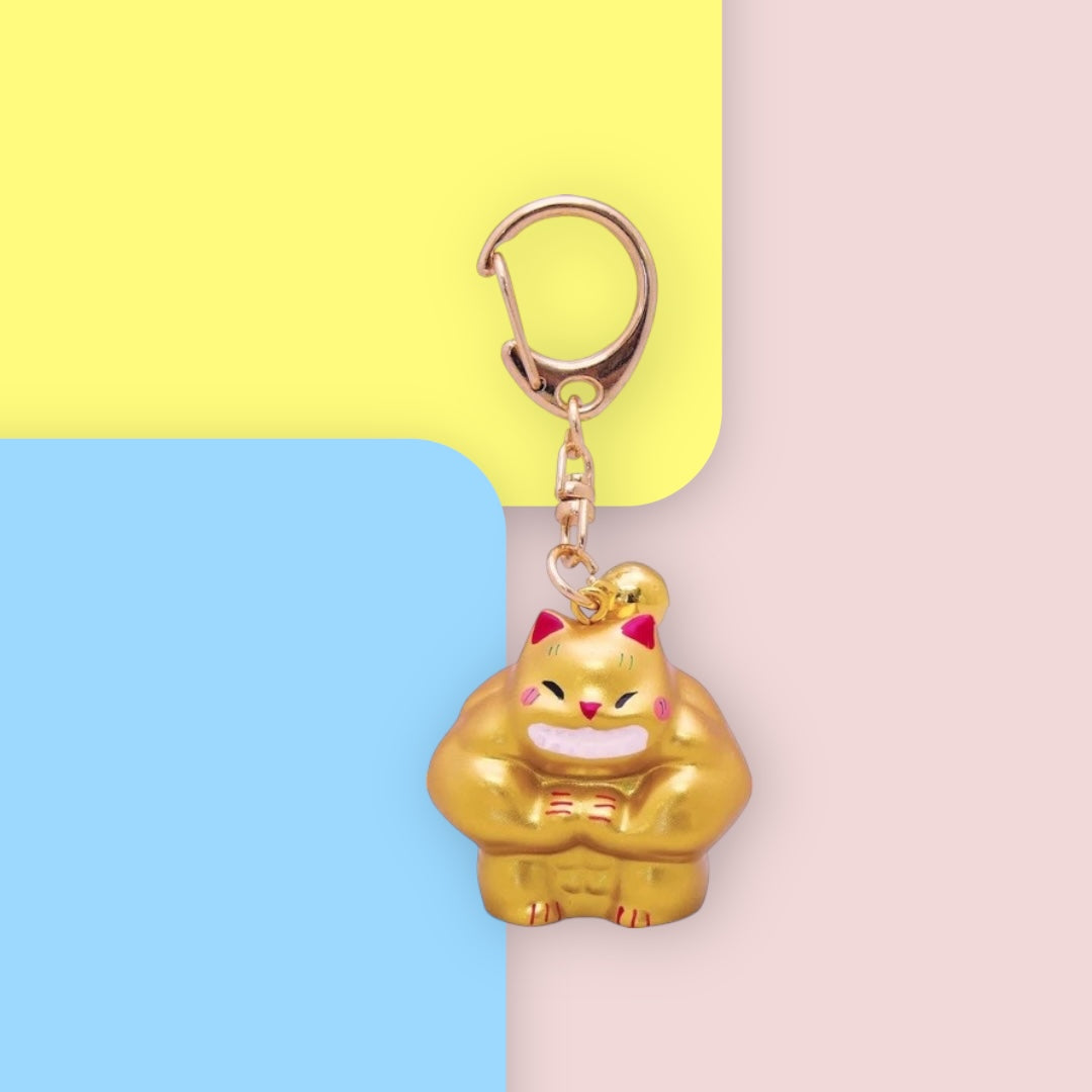 🐱💥 Unleash Your Luck with the Macho Cat Keychain! 💫🔑 Most Masculine