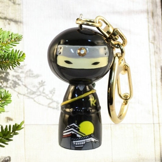 🗝️ Kokeshi Doll Keychains! Brighten Your Day! ✨🌟Ninja