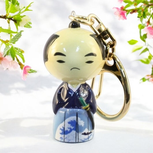 🗝️ Kokeshi Doll Keychains! Brighten Your Day! ✨🌟 Samurai