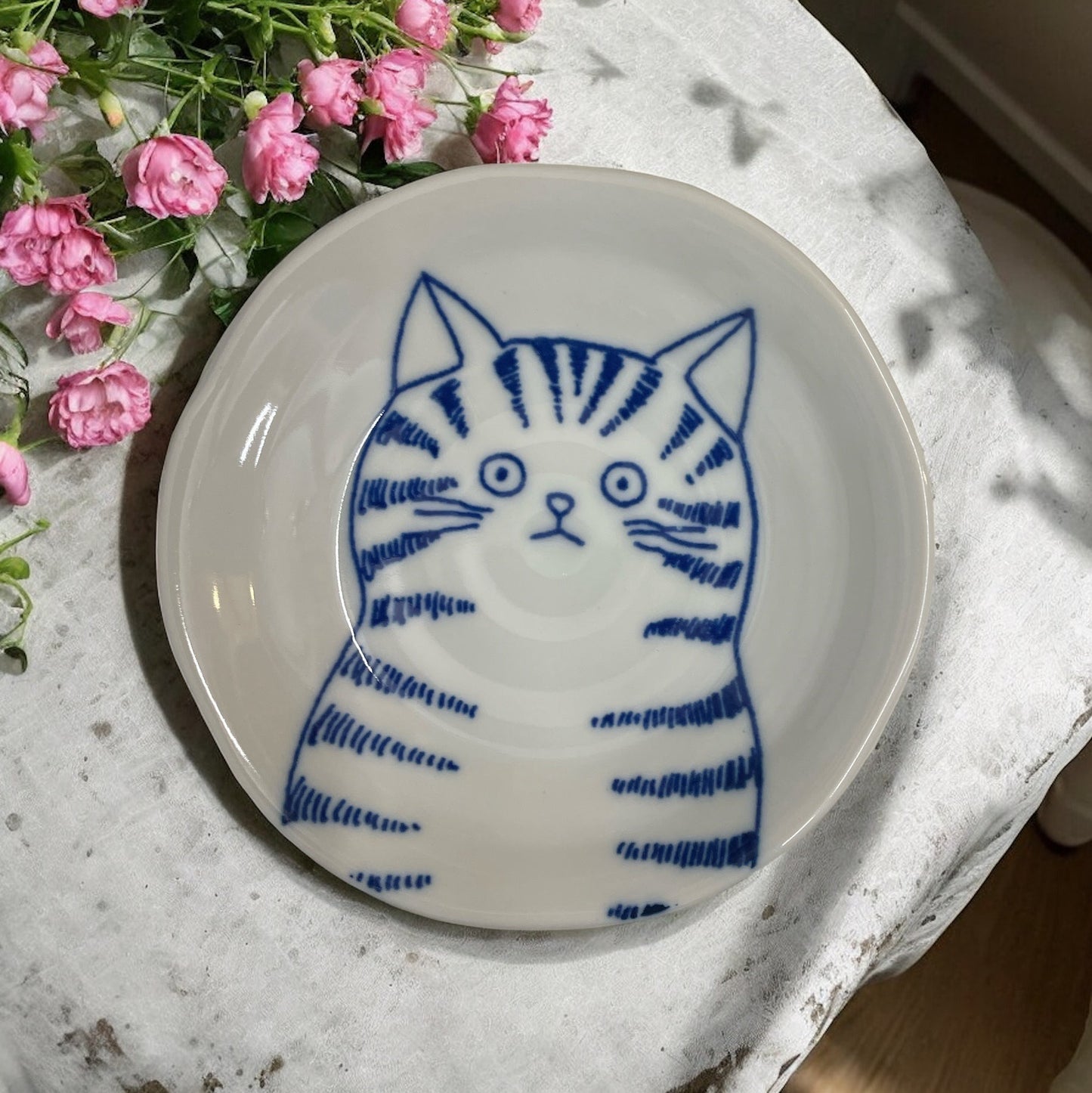 10cm✨Purr-fect Shichita Plate🐱: The Latest Gem in Our Cat Series Collection🍽️