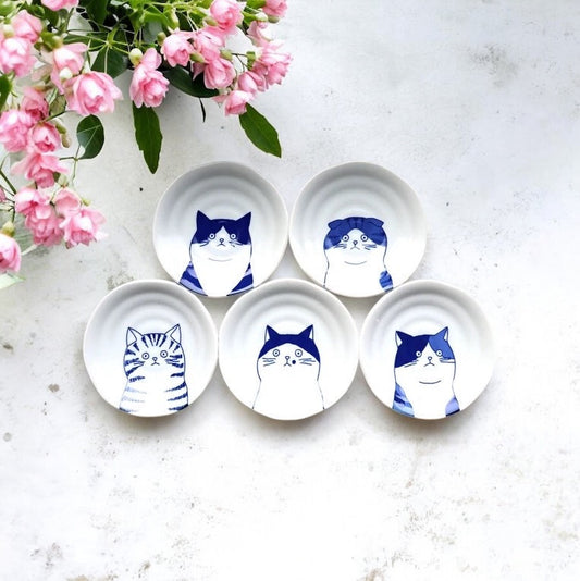 10cm✨Purr-fect Shichita Plate🐱: The Latest Gem in Our Cat Series Collection🍽️