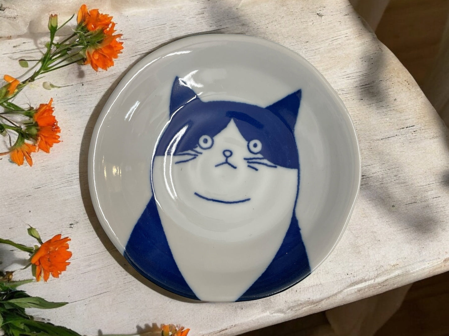 12cm✨Purr-fect Shichita Plate🐱: The Latest Gem in Our Cat Series Collection🍽️