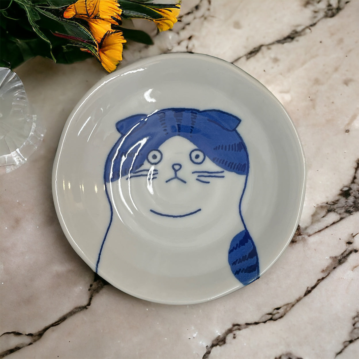 12cm✨Purr-fect Shichita Plate🐱: The Latest Gem in Our Cat Series Collection🍽️