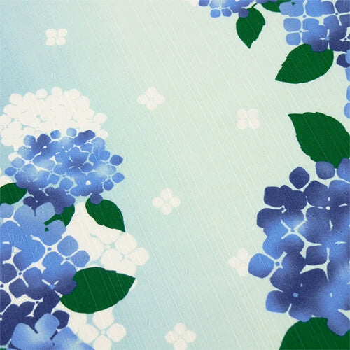 🌸✨ Transform Your Space: Exquisite Japanese Furoshiki/Poster 🖼️ "Hydrangea flower"