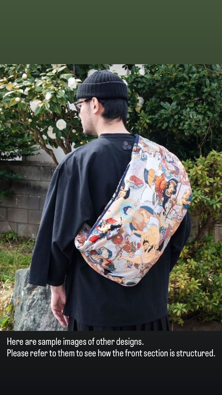 🎌 Ukiyo-e Flow Bag – Edo Art, Modern Motion 🌀Ghost