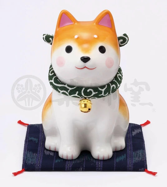 🐕🎐 Shiba Inu Ceramic Ornament – 14.5cm 🧸Brown Large