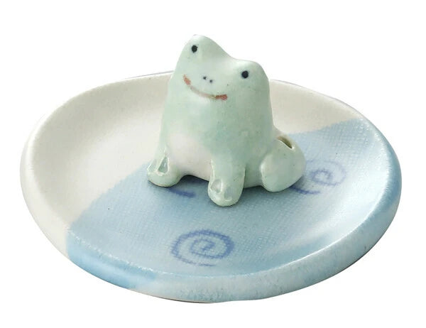 Smiling Frog Incense Holder 🐸 Handmade in Japan