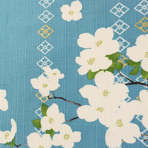 🌸✨ Transform Your Space: Exquisite Japanese Furoshiki/Poster 🖼️ "flowering dogwood"