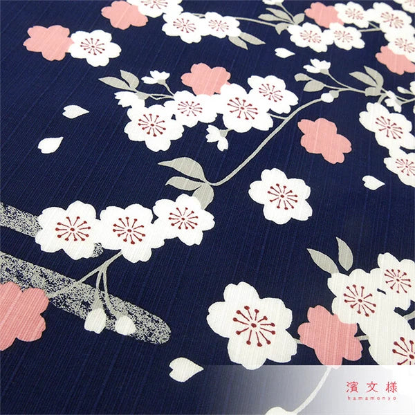 🌸✨ Transform Your Space: Exquisite Japanese Furoshiki/Poster 🖼️ "Moonlight Cherry Blossoms"