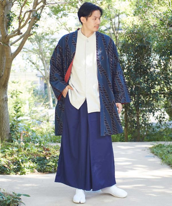 😎Breezy Indigo Haori 🌀lBK NAWA Haori 9321
