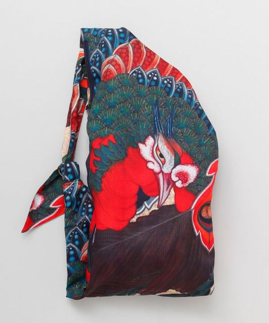 🎌 Ukiyo-e Flow Bag – Edo Art, Modern Motion 🌀Brown Phoenix Houou