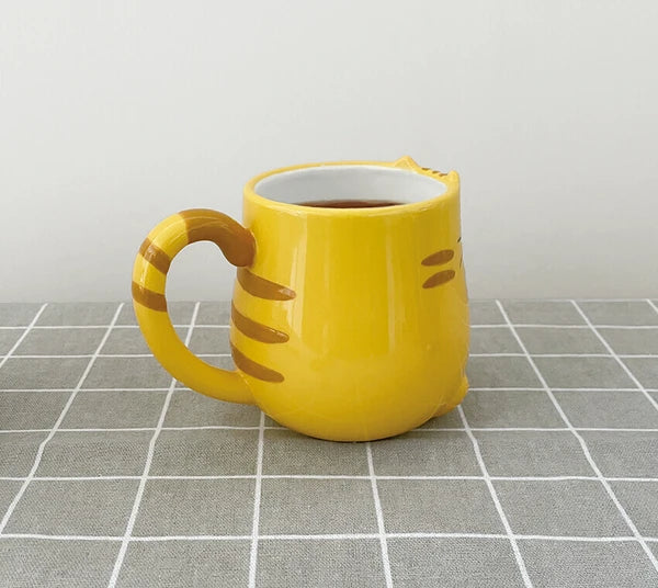 🐾 Chill with the Sitting Cats – Relaxing Time Mug 🐱☕