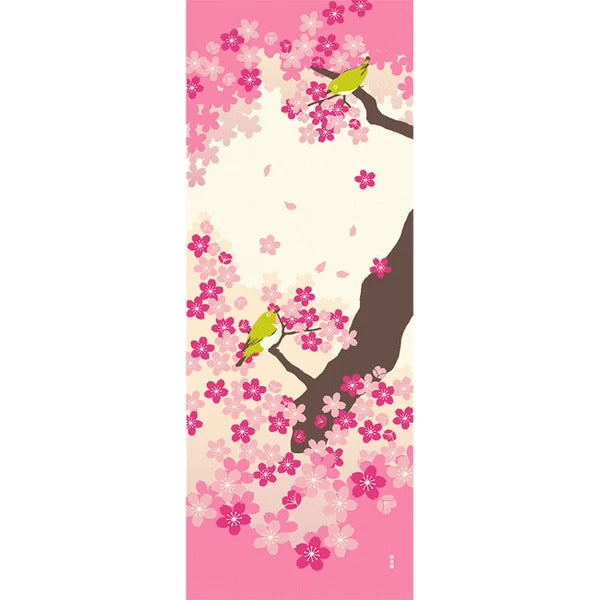 🏠 Essential 'Tenugui' for Every Home! ✨White-eye & Cherry Blossom News